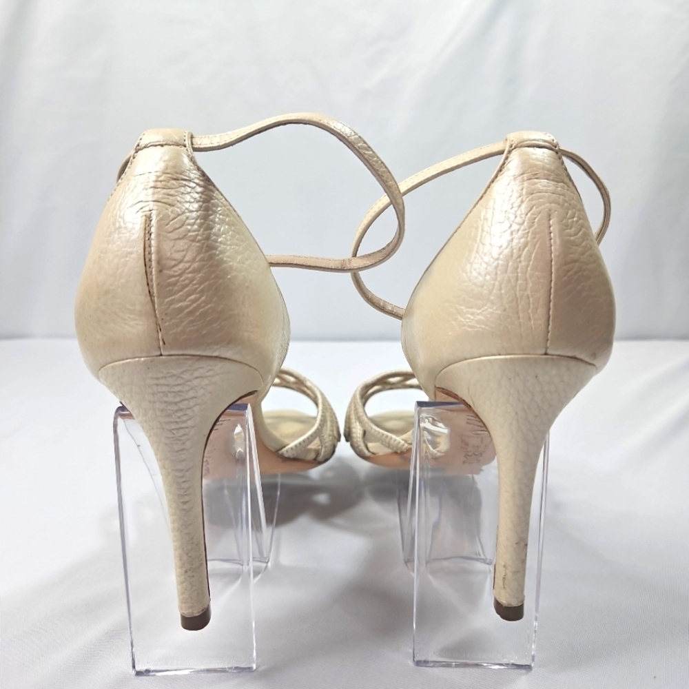 Guilhermina Cream Heels Size 7 - Picture 7 of 8